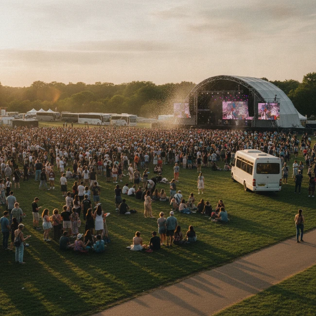 Preston Park, a key venue for Brighton Pride events, filled with festival-goers.